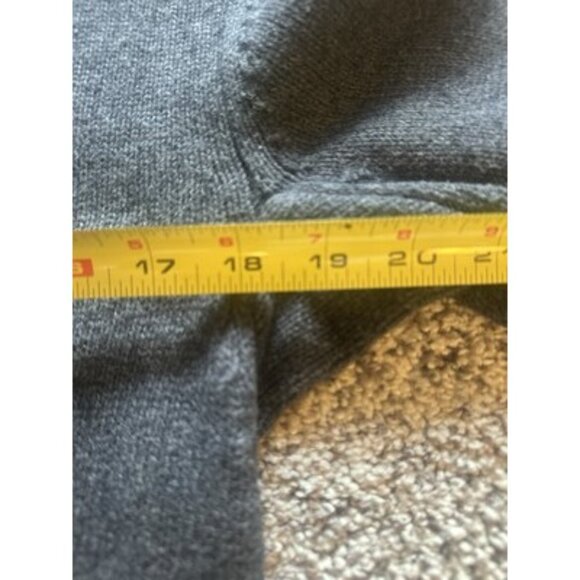 Duluth Trading Med Gray Sweater Mens Pullover Crewneck Knit Shoulder Elbow Pad - Picture 6 of 8